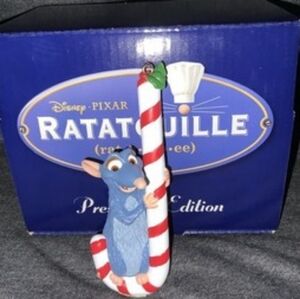 Ratatouille Remy Disney Grolier Christmas Ornament RARE